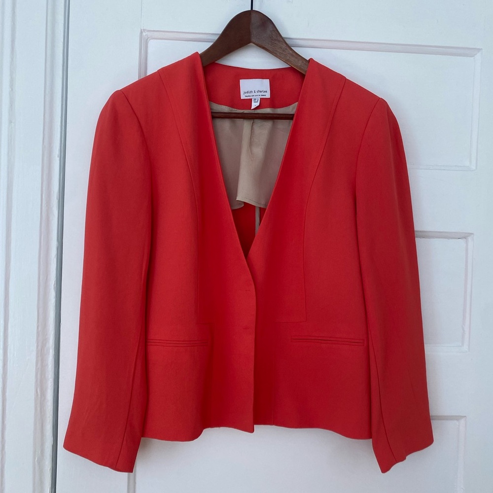 Elegant Coral Women's Blazer